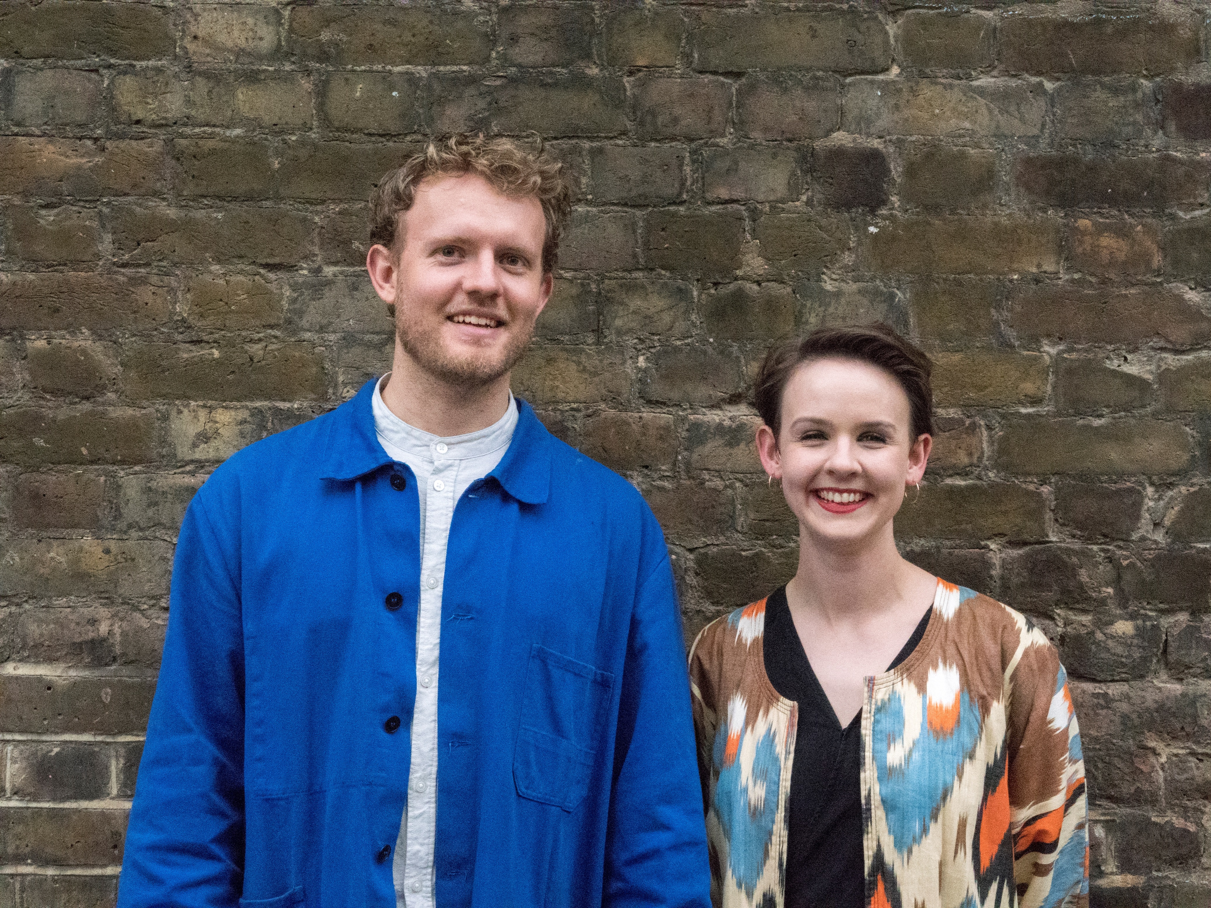 An image of two of the Mead Award winners: Michael Kennedy and Gemma Holyoak